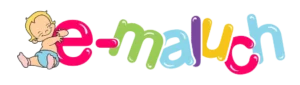 Logo E-maluch – sieć żłobków i przedszkoli w Łodzi i Ksawerowie