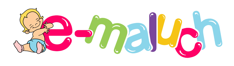 Logo E-maluch – sieć żłobków i przedszkoli w Łodzi i Ksawerowie
